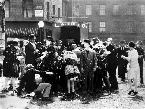 3,000 pie fight: The 'Holy Grail' of silent screen comedy has been ...