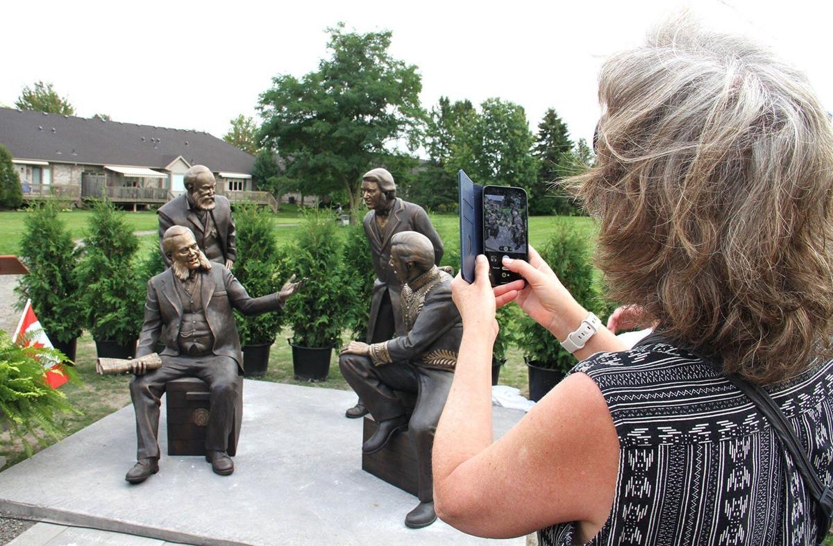 Wilmot Township Unveils Four Prime-Minister Statues Amid Protests