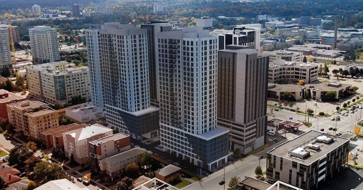 The developer has tweaked a project to add height, reduce parking and add more apartments with two bedrooms.