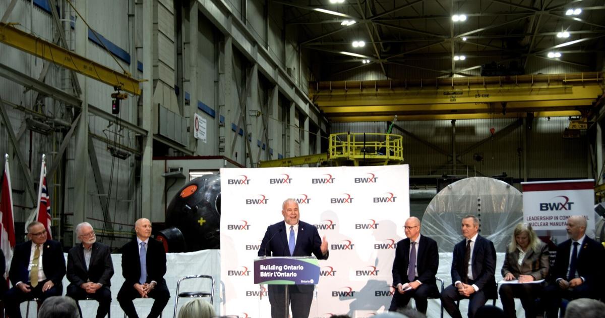 $80M expansion, 200 jobs for BWXT in Cambridge, Kitchener