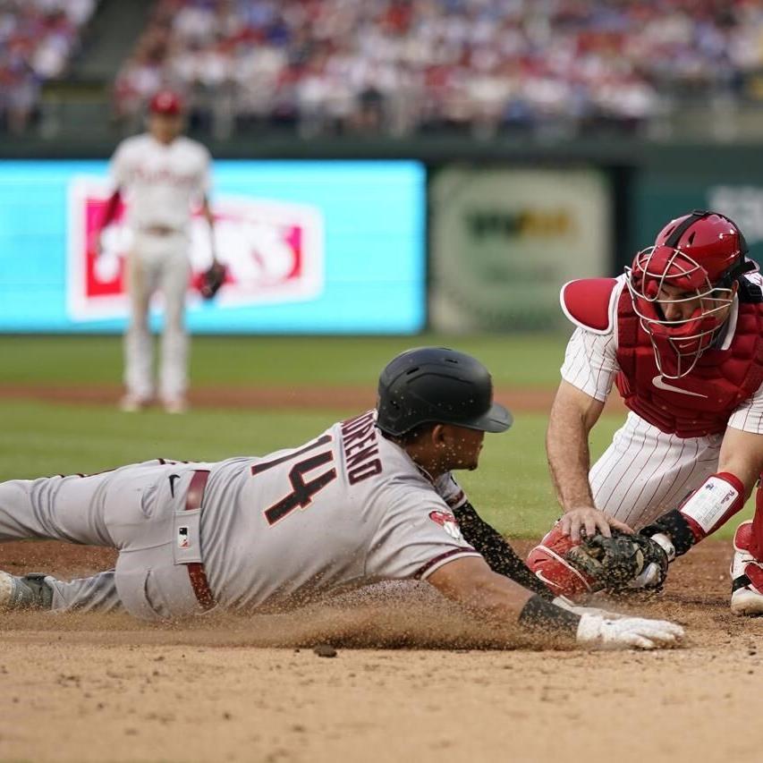 Gurriel extends majors' longest hitting streak to 15 games, Diamondbacks  beat Phillies 6-3 - NBC Sports