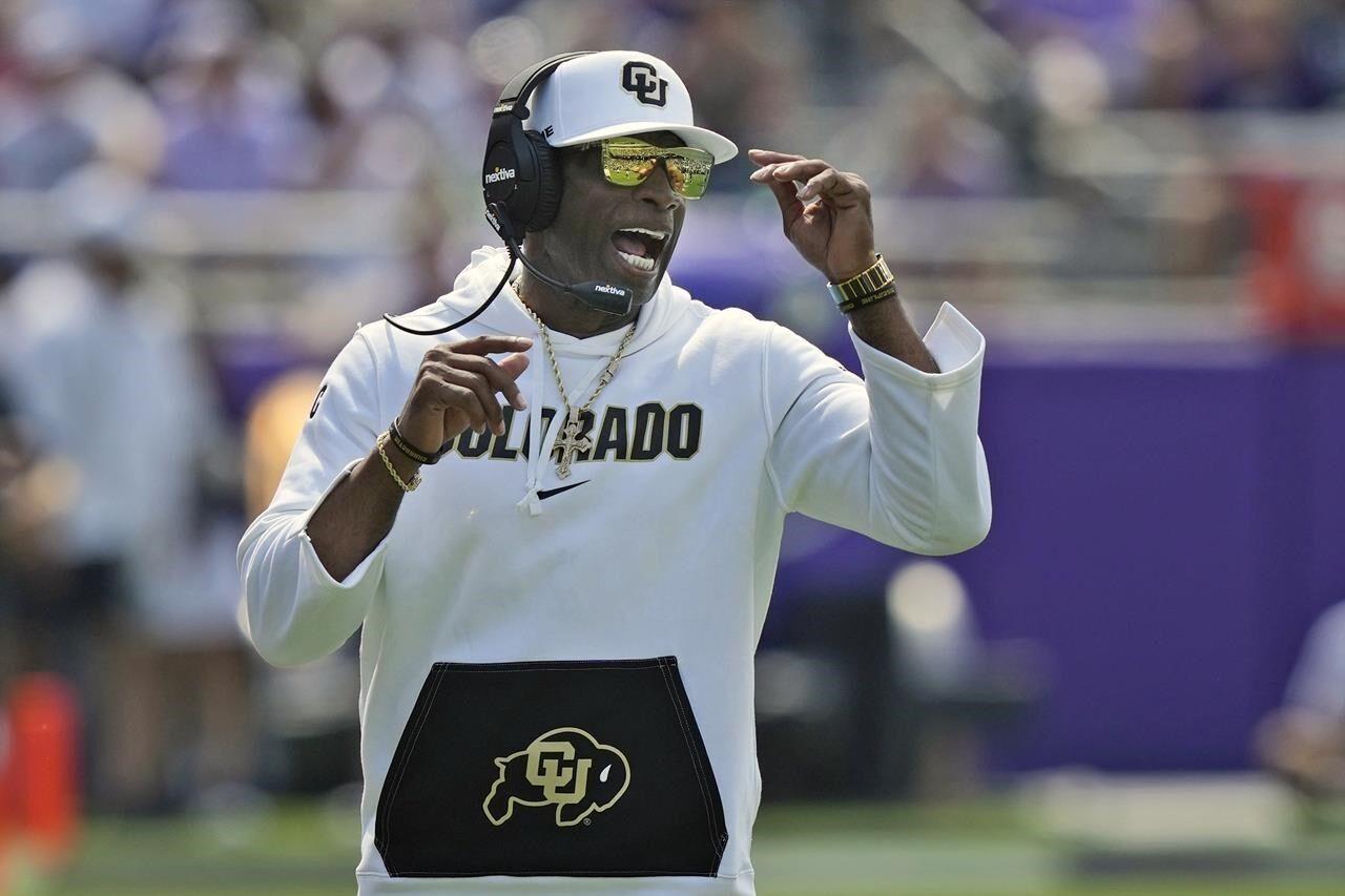 Colorado St coach pokes at Deion Sanders for wearing hat