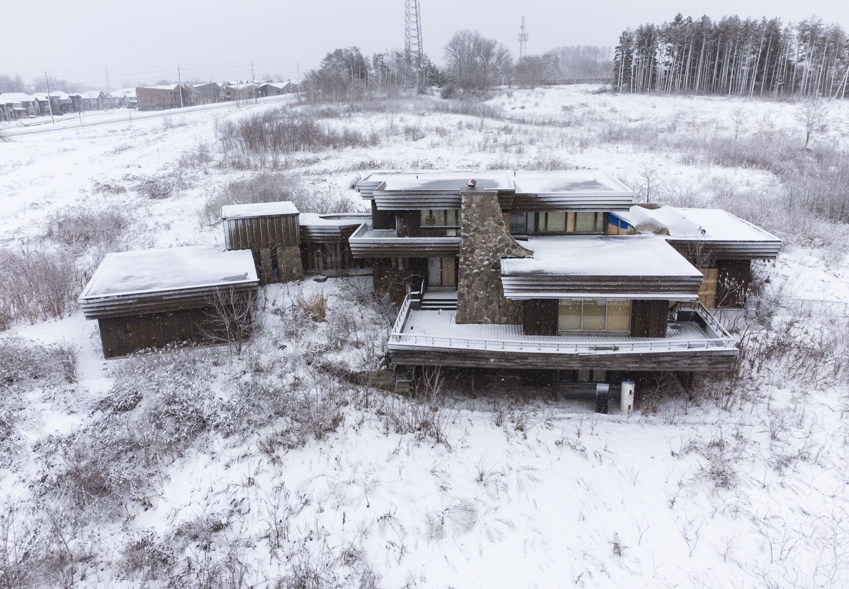 Shantz House sits frozen waiting for development