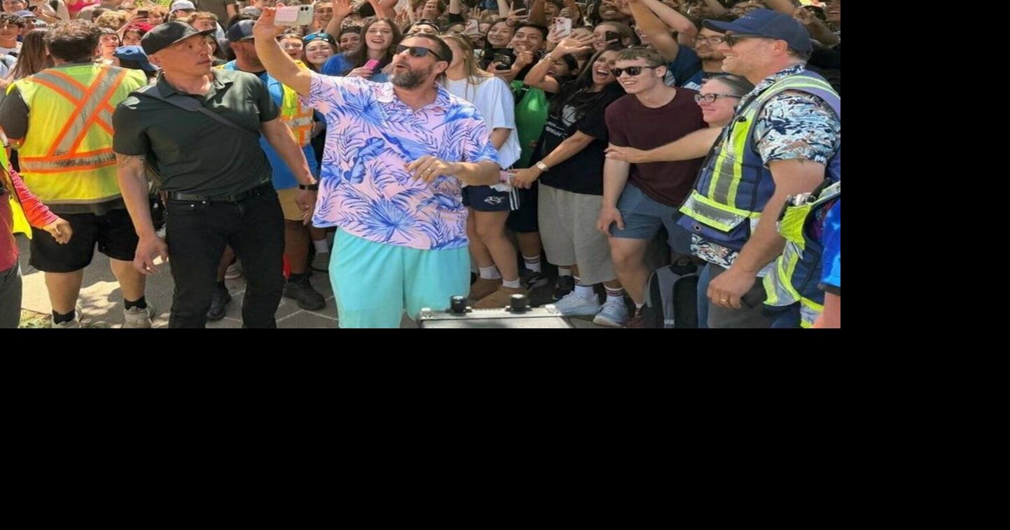 Adam Sandler Surprises North Vancouver High School: Star Power Play
