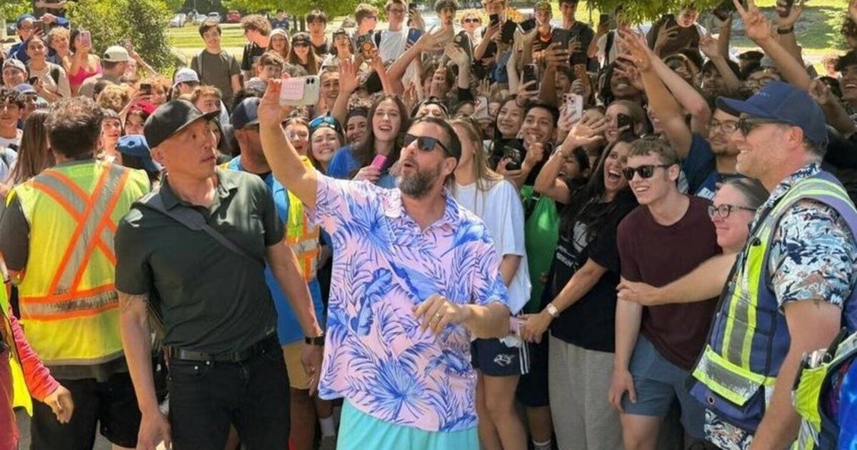 Adam Sandler Surprises North Vancouver High School: Star Power Play