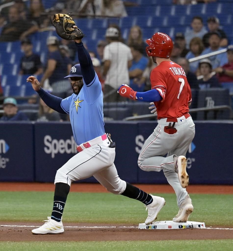 Schwarber Turner lift Phillies to 3 1 win send Rays to season