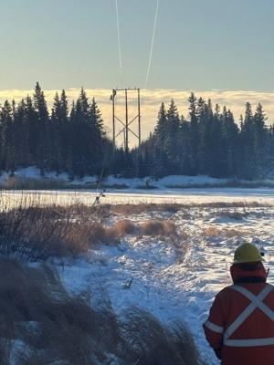 Firearms damage found near power line that failed, causing outage: Manitoba Hydro