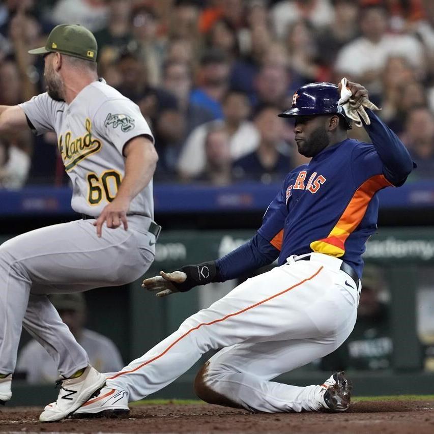 The play that may have saved Framber Valdez's no-hitter: Astros notes - The  Athletic