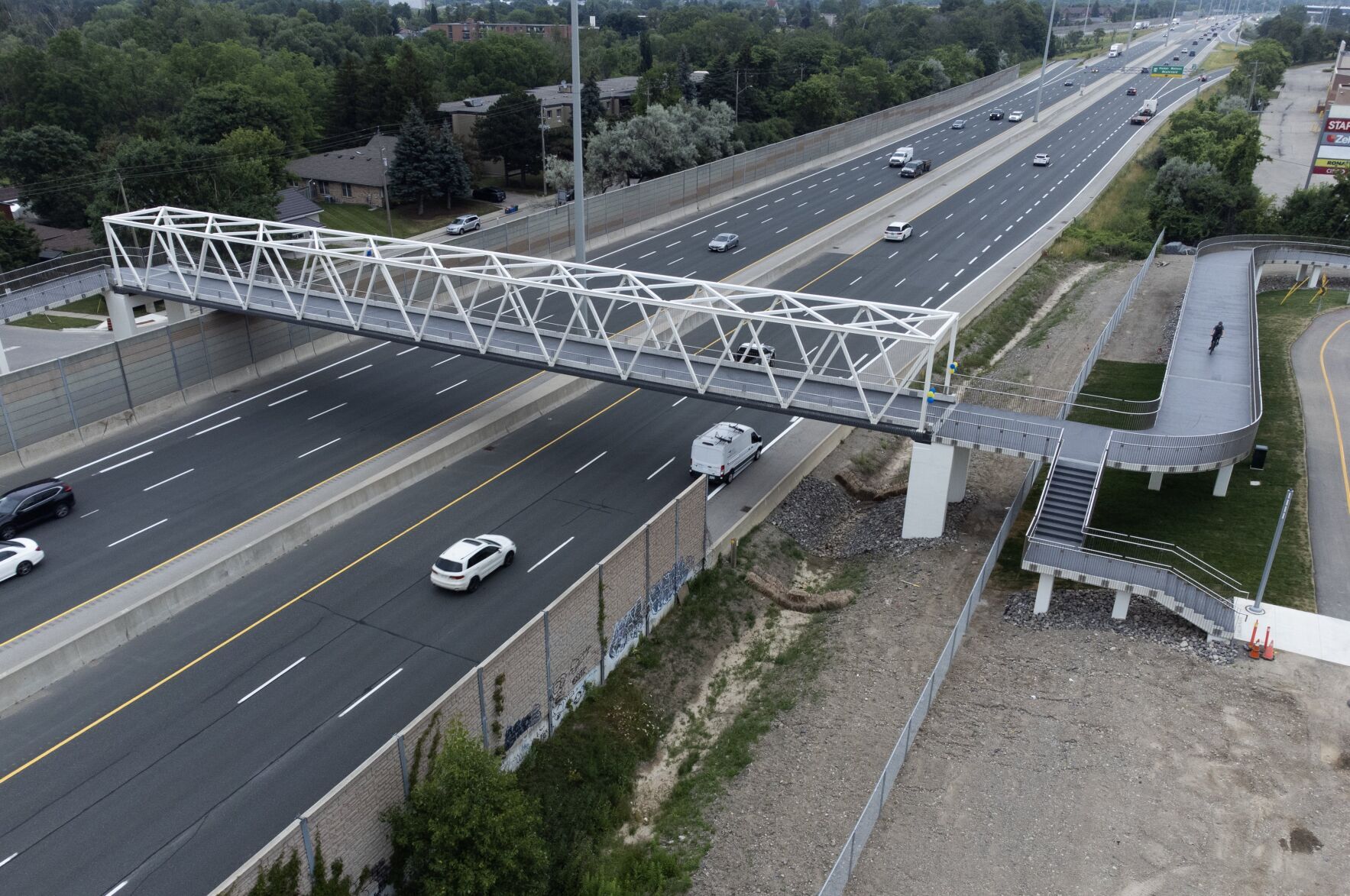 New pedestrian bridge opens in Kitchener