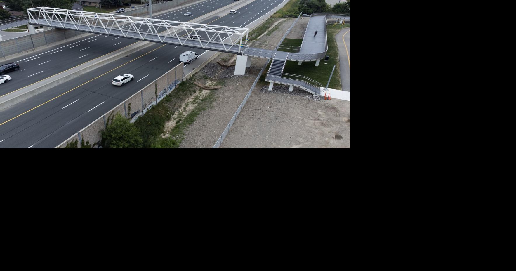 New pedestrian bridge opens in Kitchener