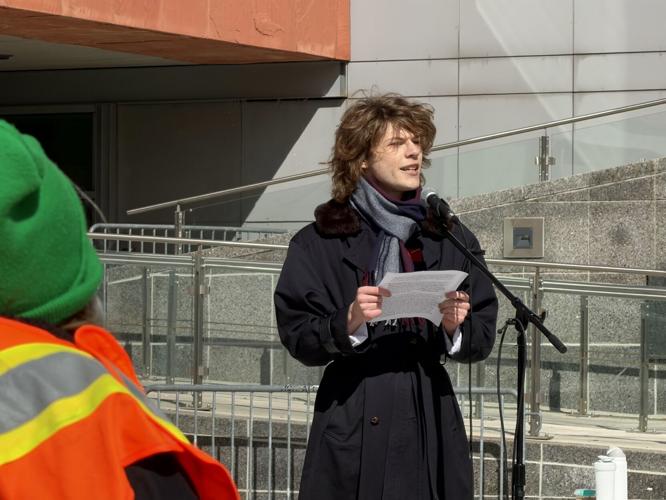 Osap Rally Protesters rally in Kitchener against OSAP cuts
