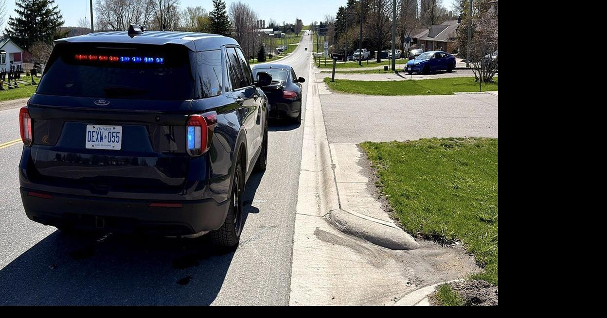 No Sunday driver here; motorist nabbed at double speed limit