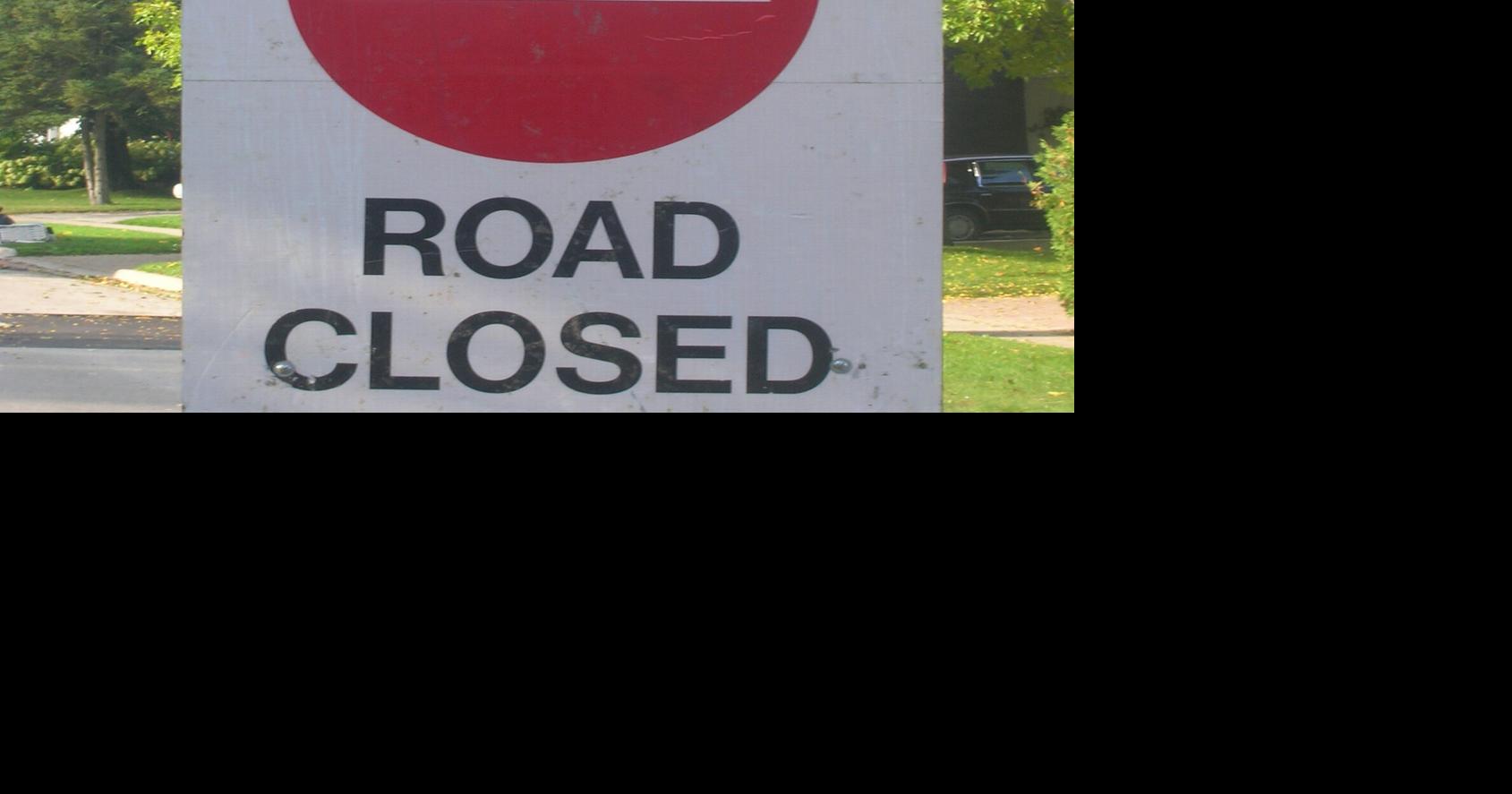 Road closures or restrictions in Waterloo Region including Kitchener