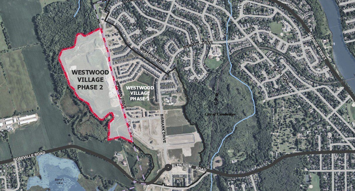 Setbacks Visual Cartoon North Dumfries amends setback for Westwood Village Phase II