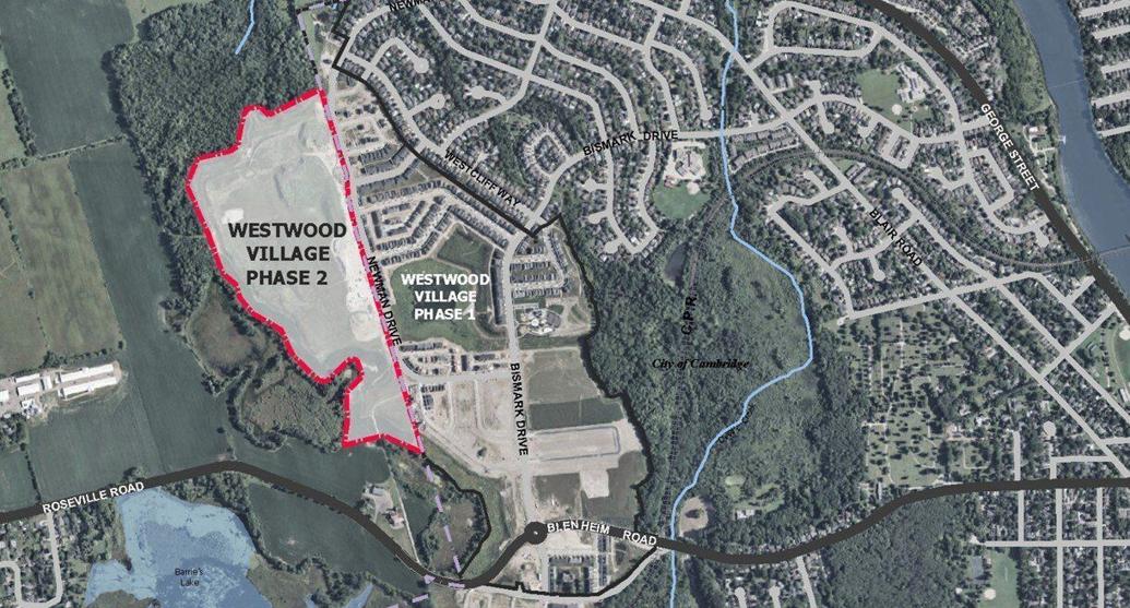 Setbacks Visual Cartoon North Dumfries amends setback for Westwood Village Phase II