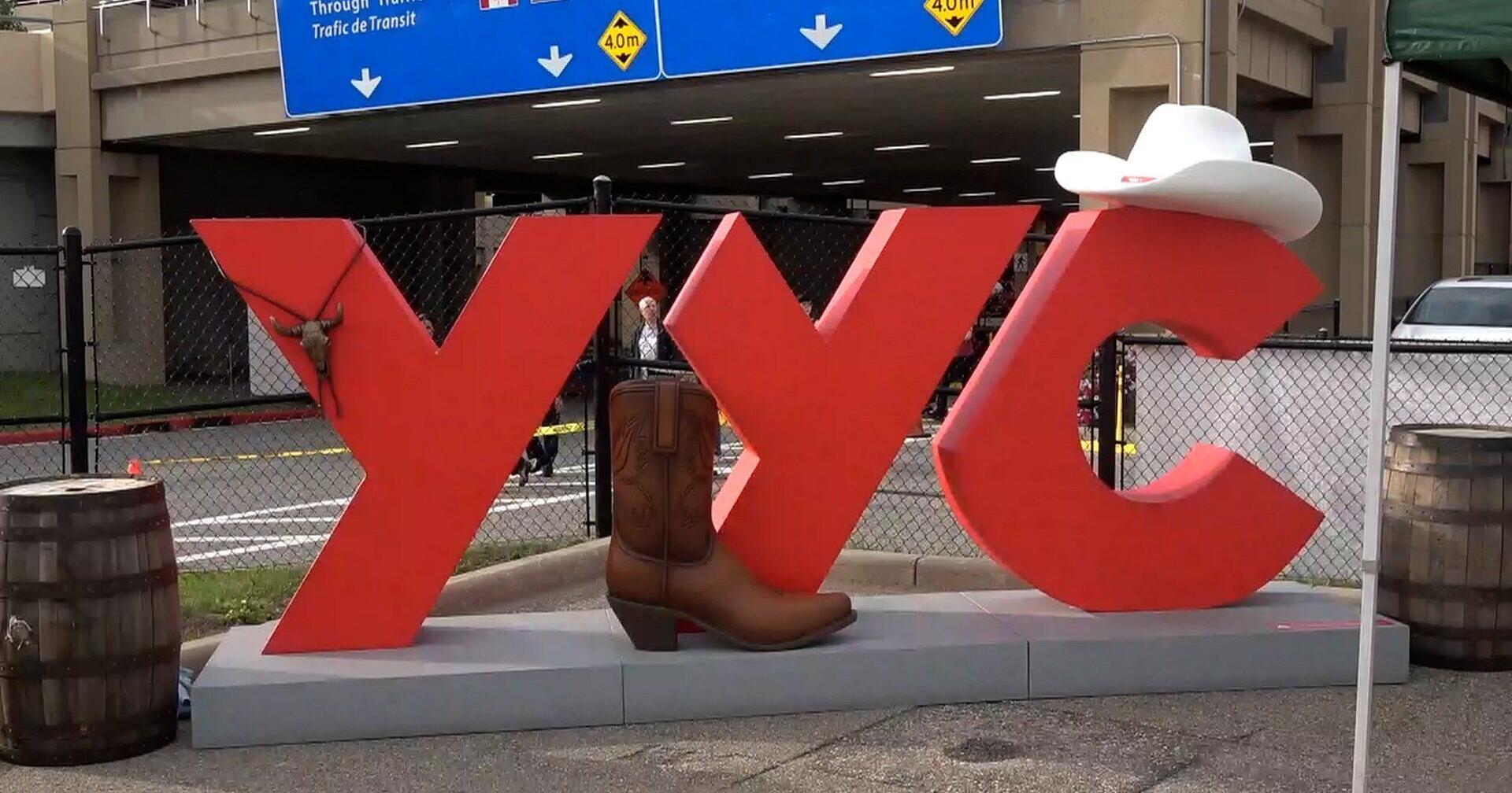 Stampede pancake breakfast for hungry travellers , staff at Calgary airport