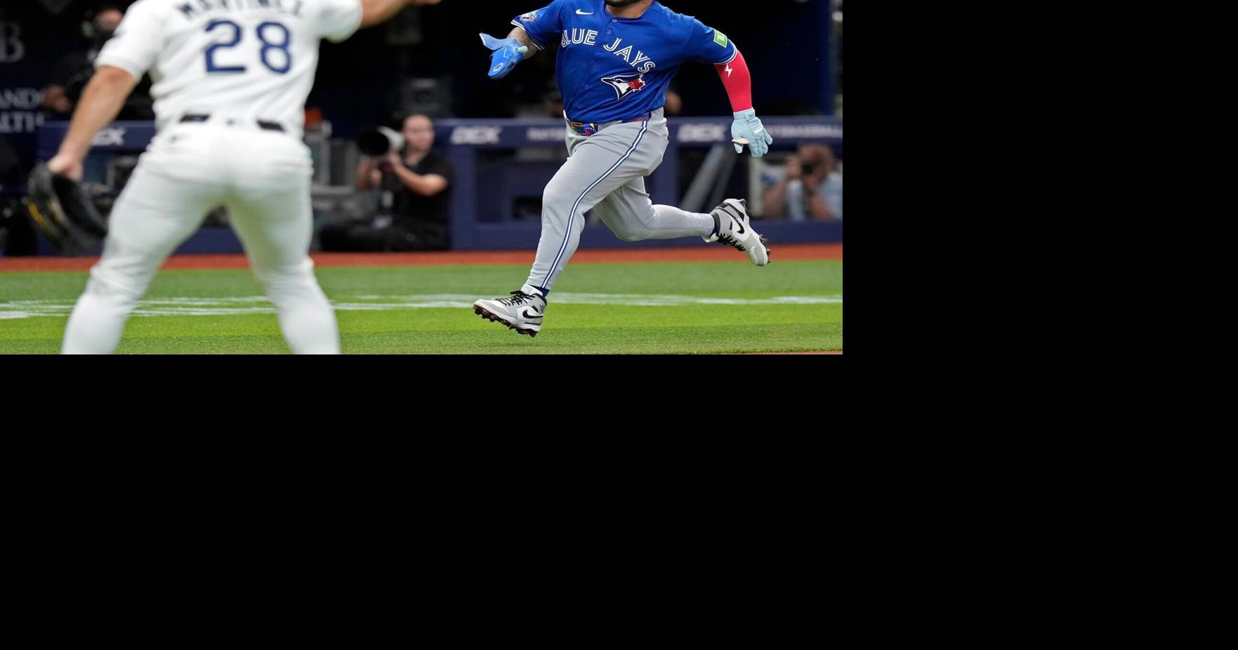 There’s nothing to Yohendrick Pinango’s tat, but there’s plenty to the Blue Jays prospect’s bat