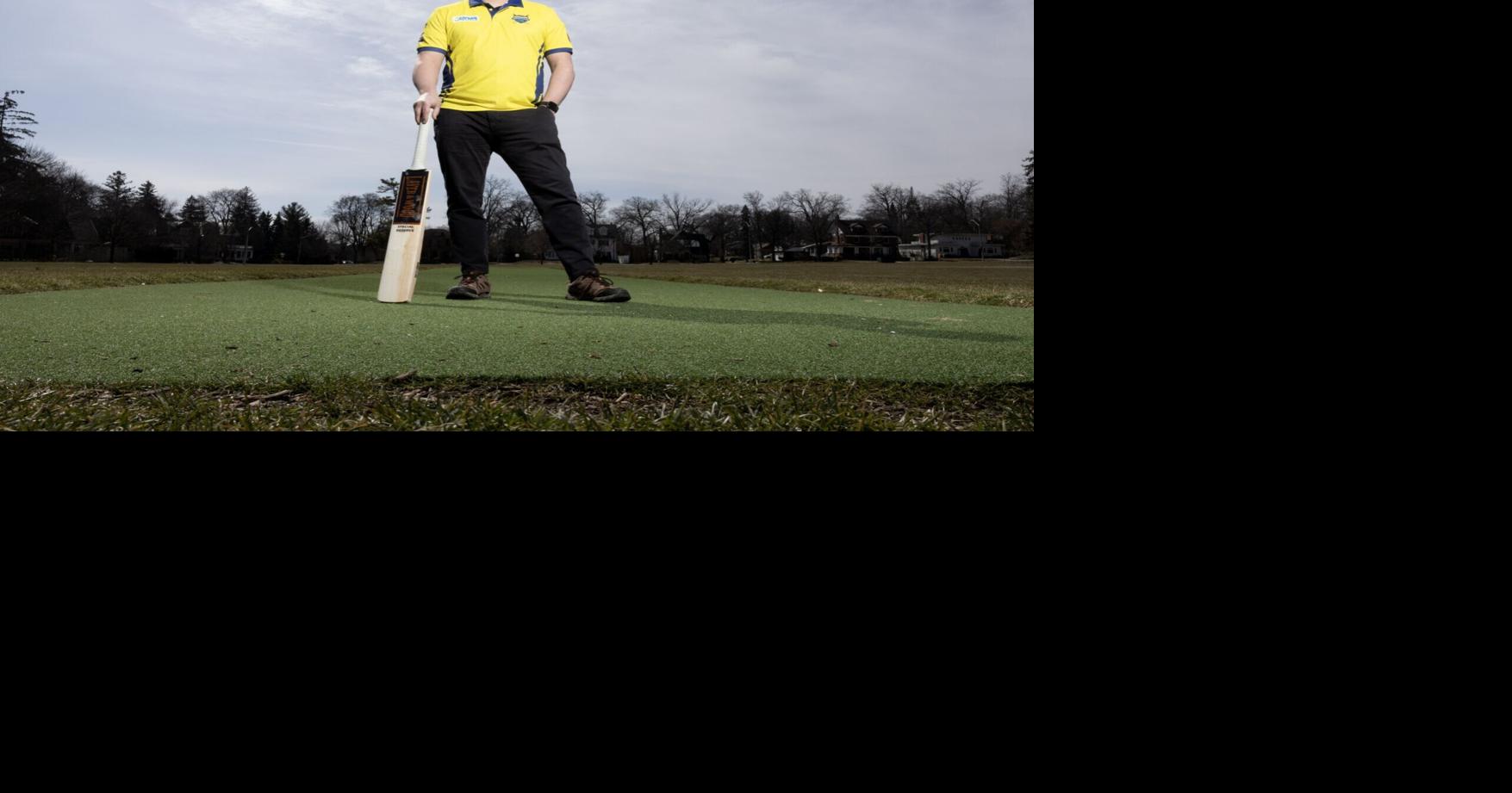 Movement by Cambridge tennis club to remove cricket pitch from Victoria Park due to safety concerns, but cricket club members say they are doing their best for safety.