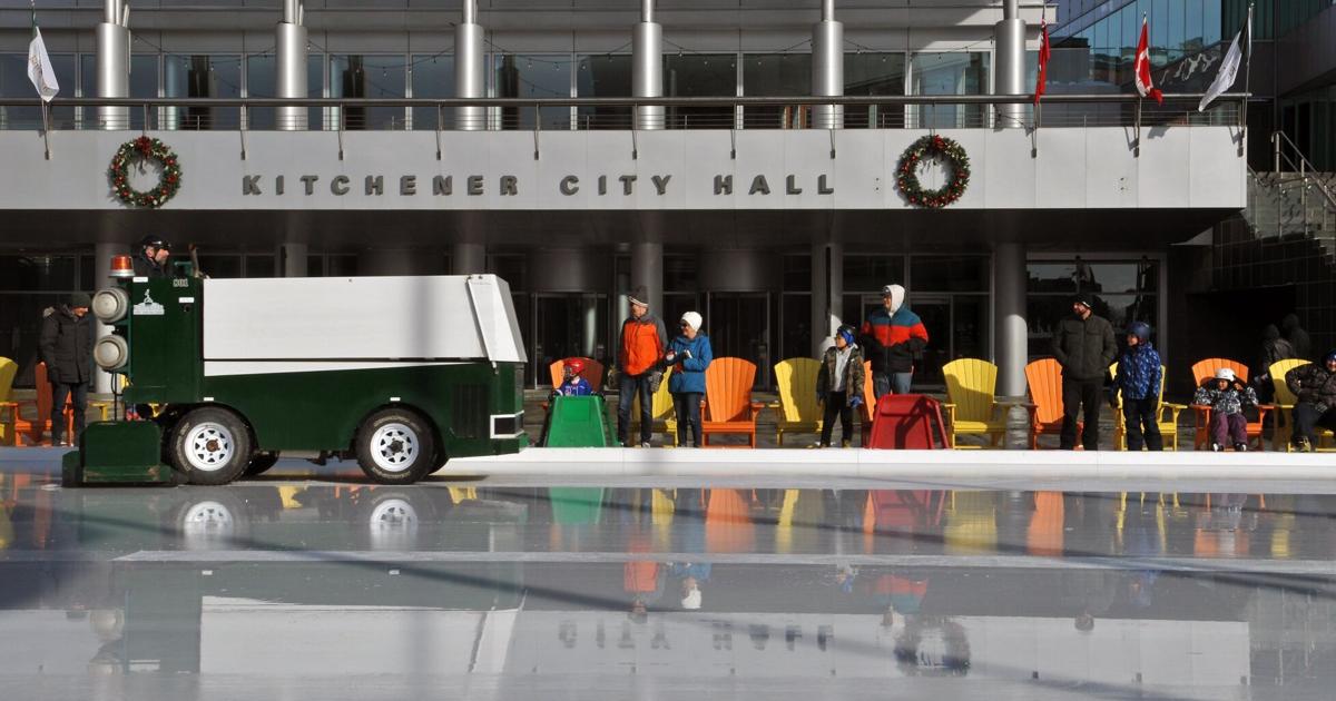 Kitchener Outdoor Rinks Kitchener councillors give back at local ice rinks