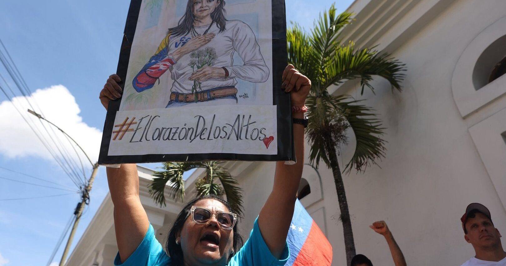 Venezuelans rally to demand opposition leader safe return and presidential elections