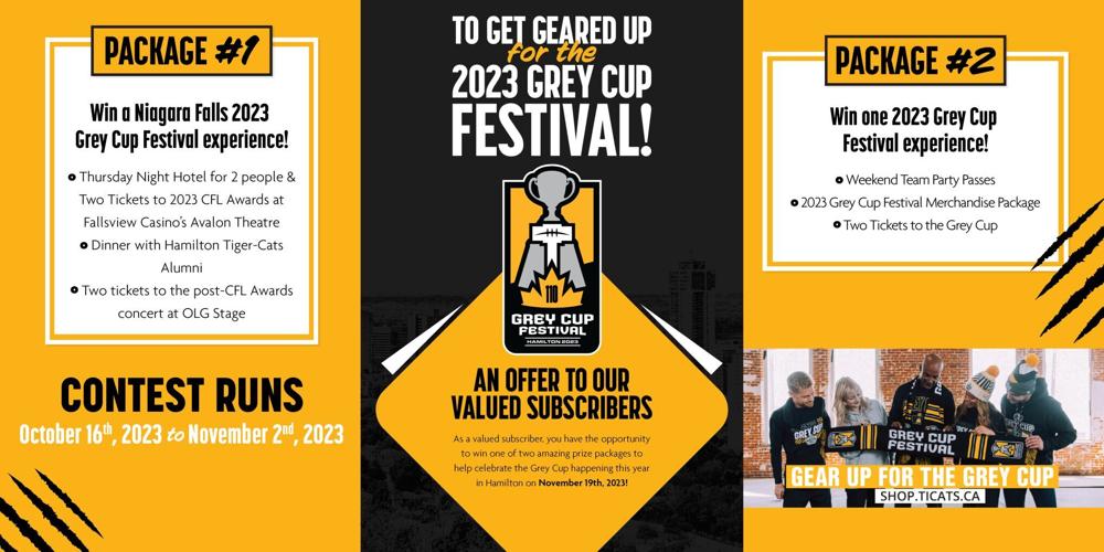 Sweepstakes: Win an Autographed Hamilton Tiger-Cats Jersey