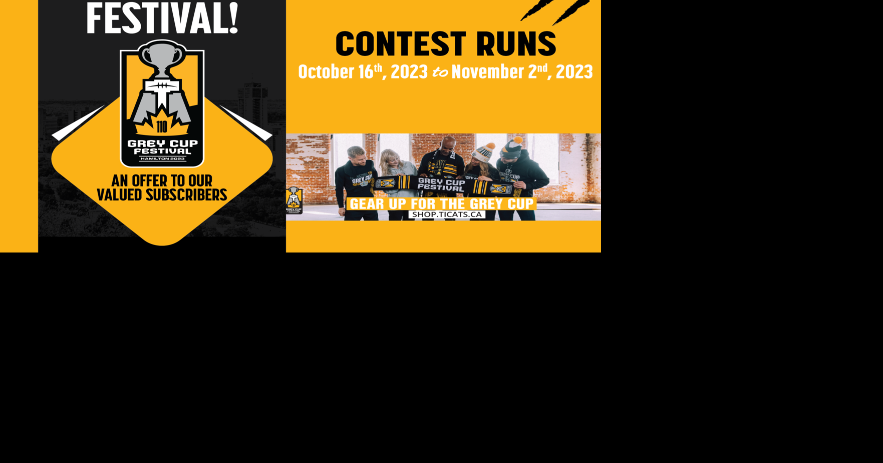 Record Grey Cup Contest