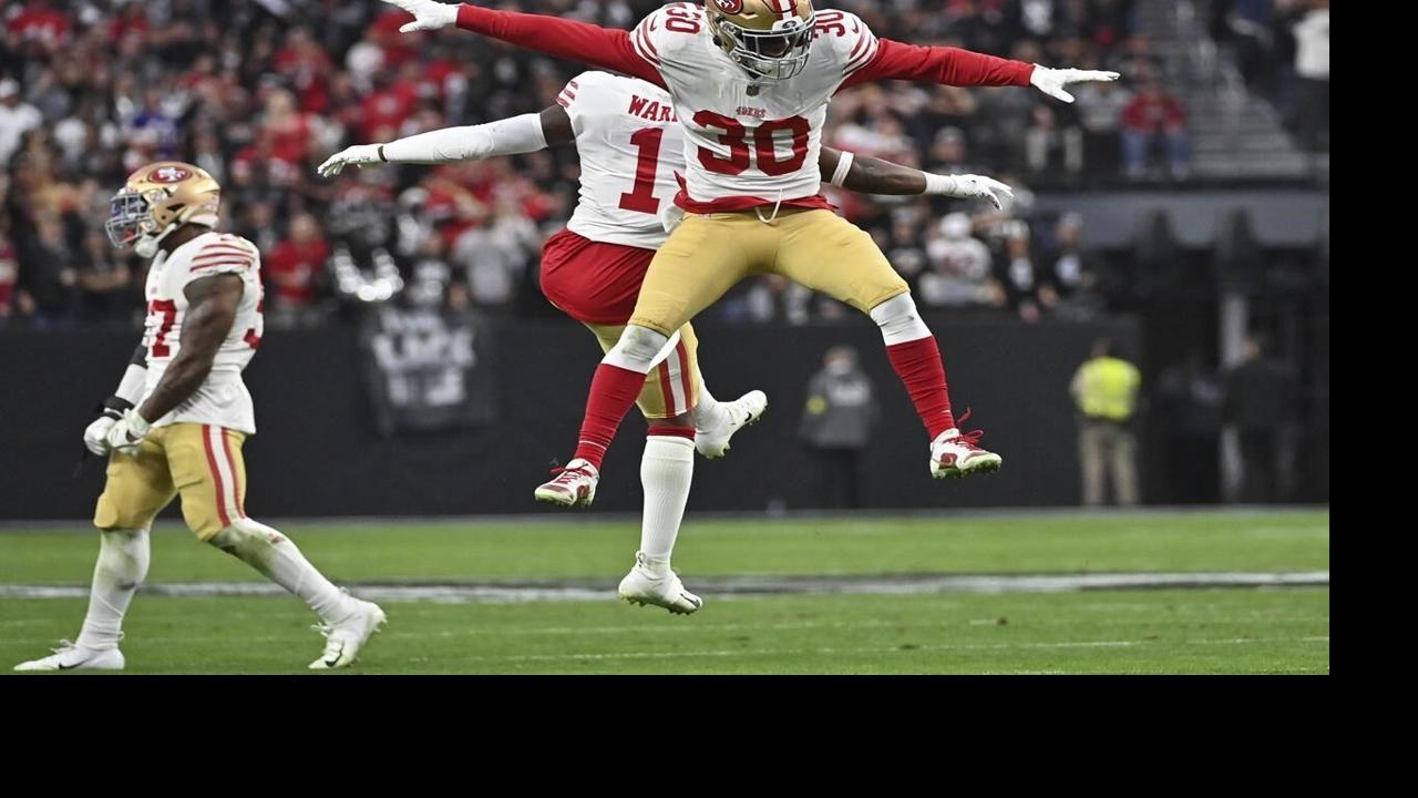 49ers edge Raiders 37-34 in OT for 9th consecutive win