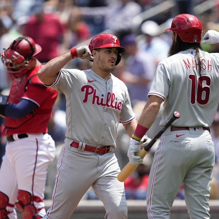 Schwarber hits leadoff homer, sparks Phillies to 15-3 win over Diamondbacks