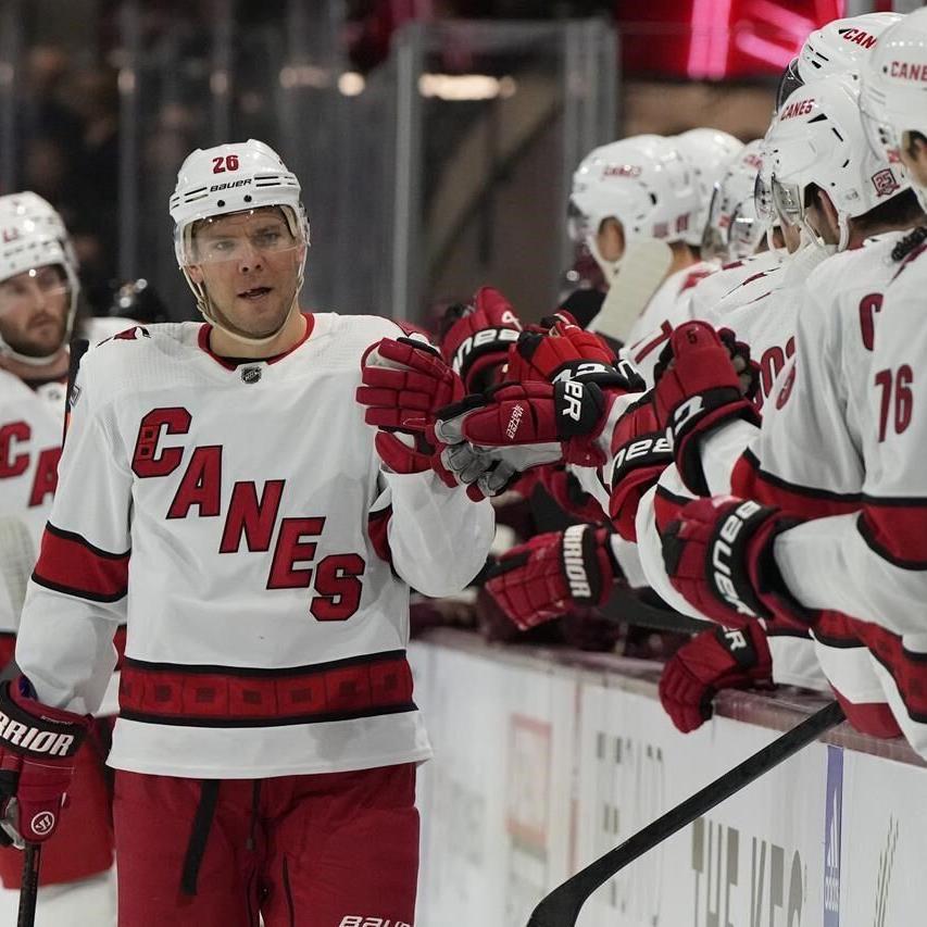 Aho scores 2, Gostisbehere helps Hurricanes beat Coyotes 6-1