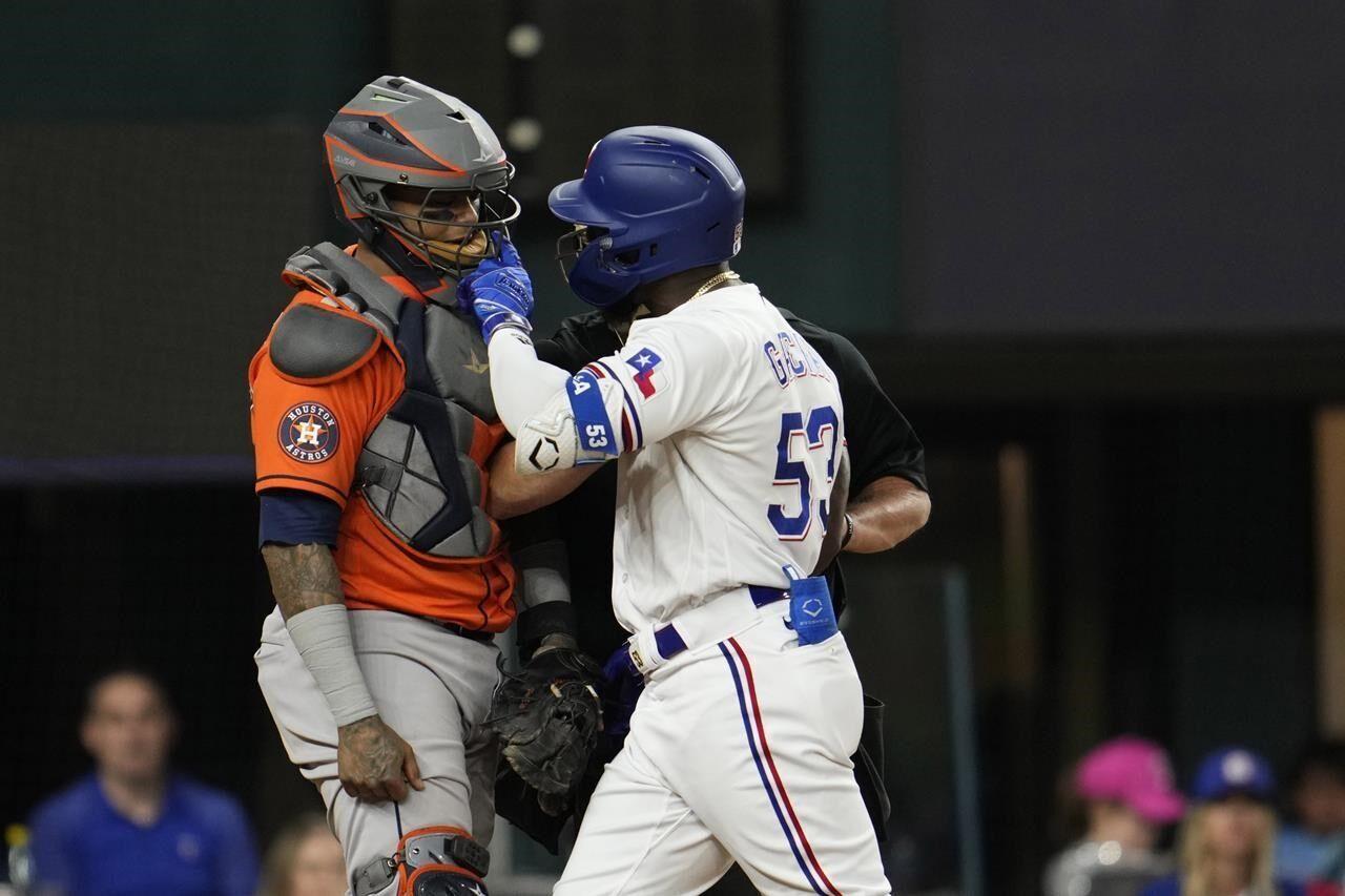 Astros reliever Abreu appeals suspension for throwing at García, is  eligible for ALCS Game 6