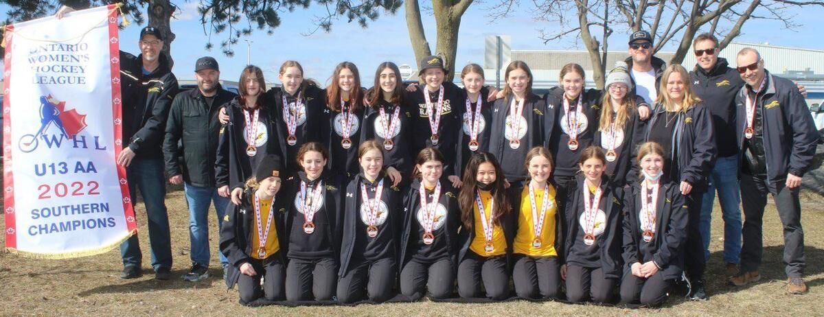 Waterloo Girls Minor Hockey Association savours two Ontario championships