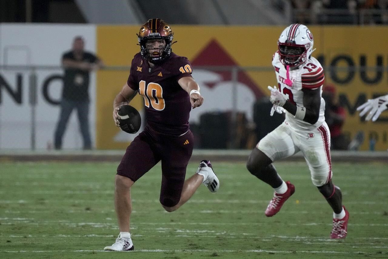 Cam Skattebo Runs For 156 Yards And 2 TDs, Arizona State Knocks Off No ...