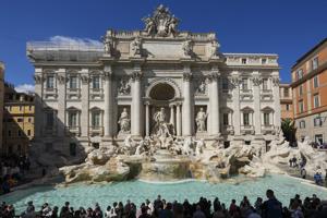 A rare peek at the hidden waterworks behind Rome’s Trevi Fountain
