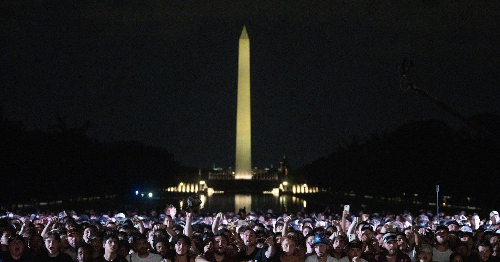 Inside the crowd drawn to Trump unusual UFC fight night at the White House