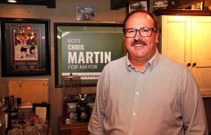Chris Martin admits there's a steep learning curve for Wellesley mayor's job