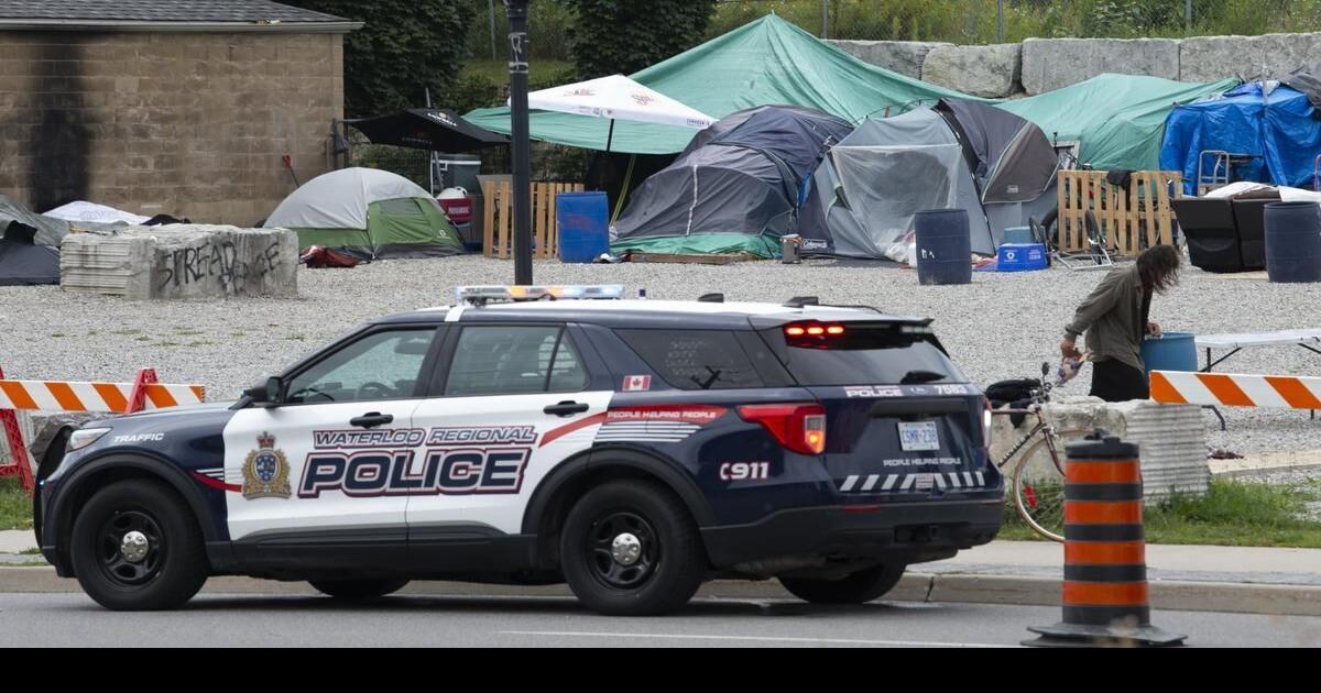 The increased number of tents at the Victoria Street encampment are a ...