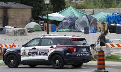 Tents At The Victoria Street Encampment