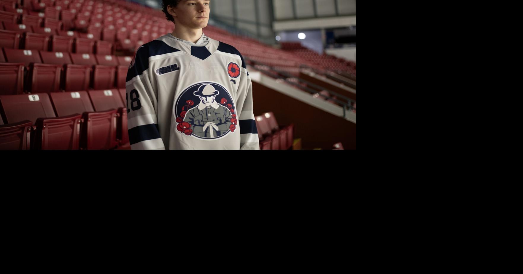 Kitchener Rangers have raised more than $400,000 for charity from sales of their iconic Remembrance Day jerseys in the past 20 years.