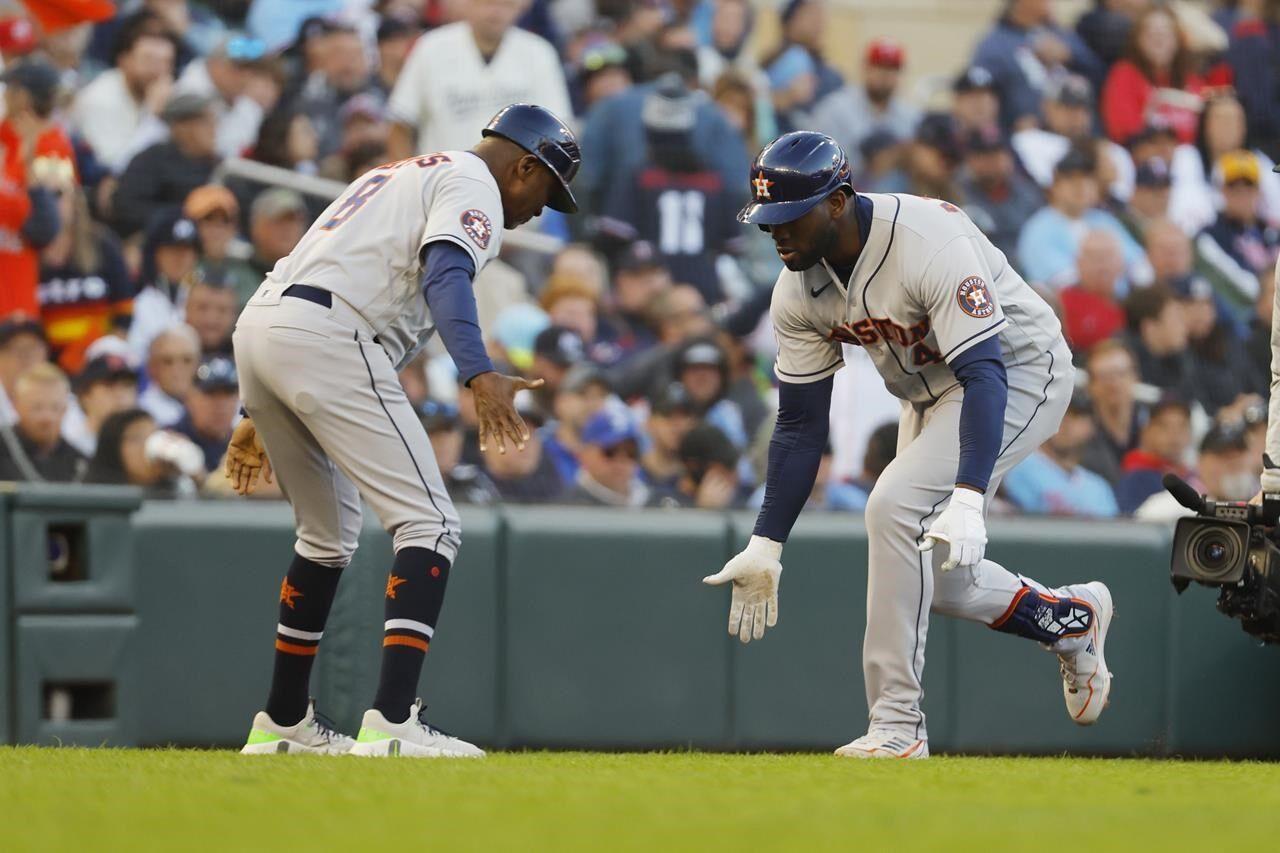 Alvarez homers, Tucker surpasses 100 RBIs as Astros increase AL