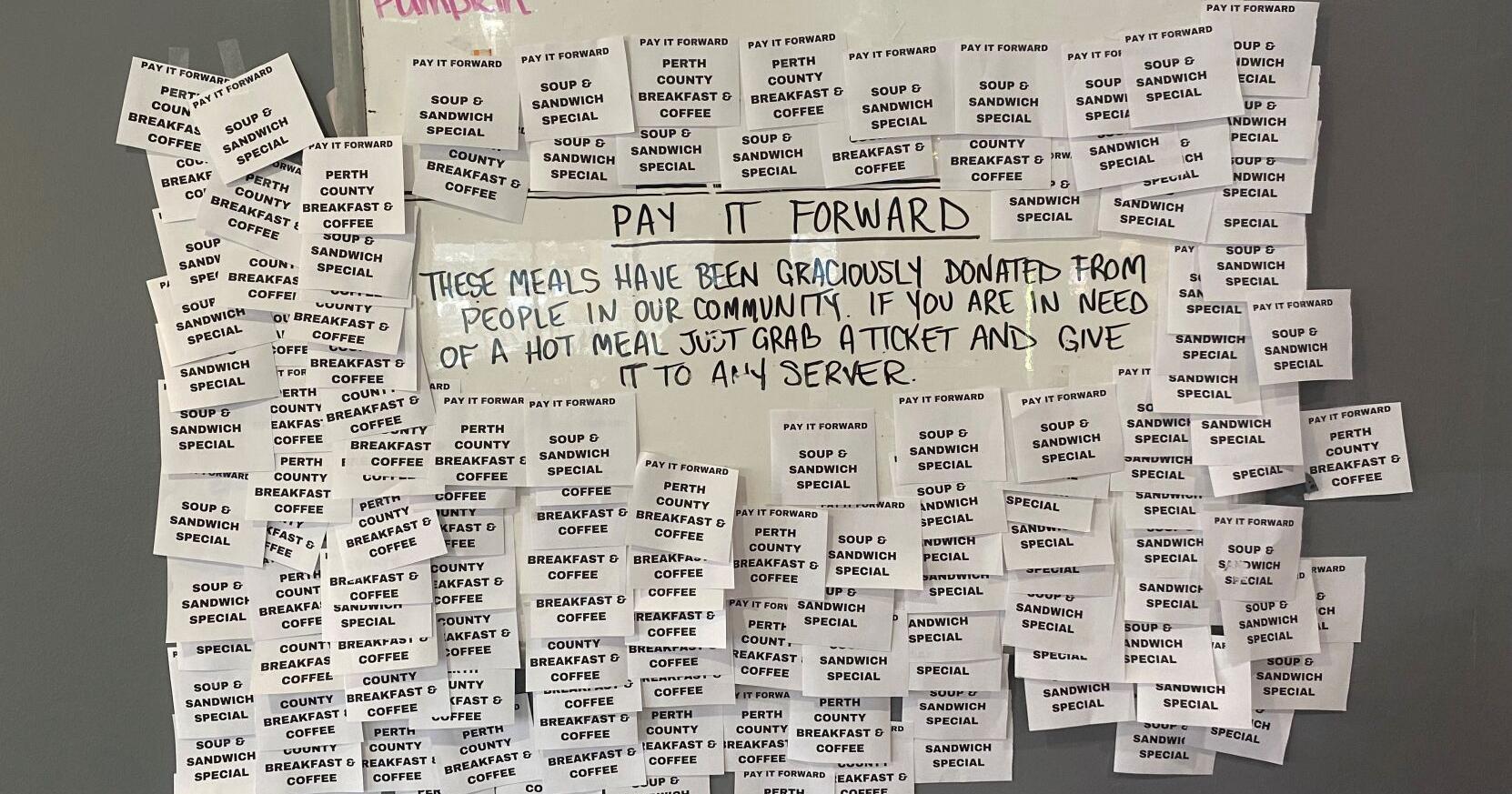 Pay-it-forward restaurant program spreads across Ontario - Vimarsana News