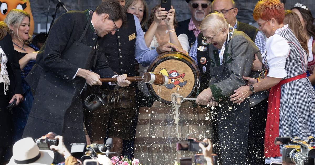 Photo: The Record Oktoberfest keg tap