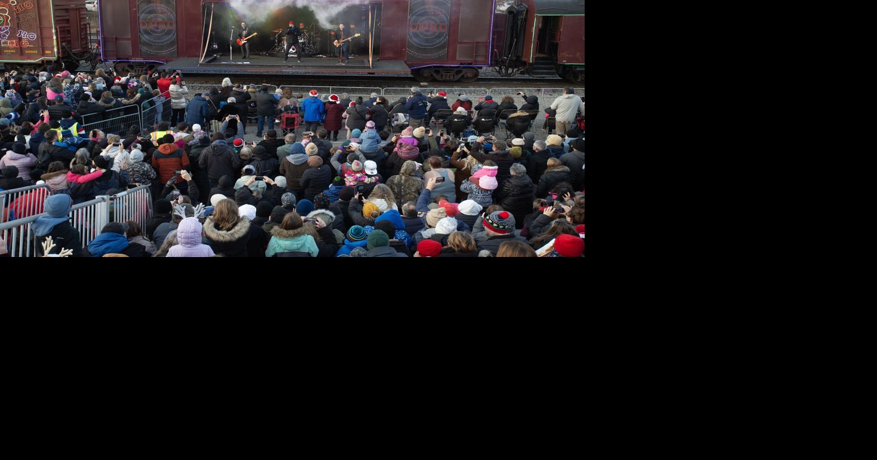 The CPKC Holiday Train rolled into Cambridge and Ayr on Friday