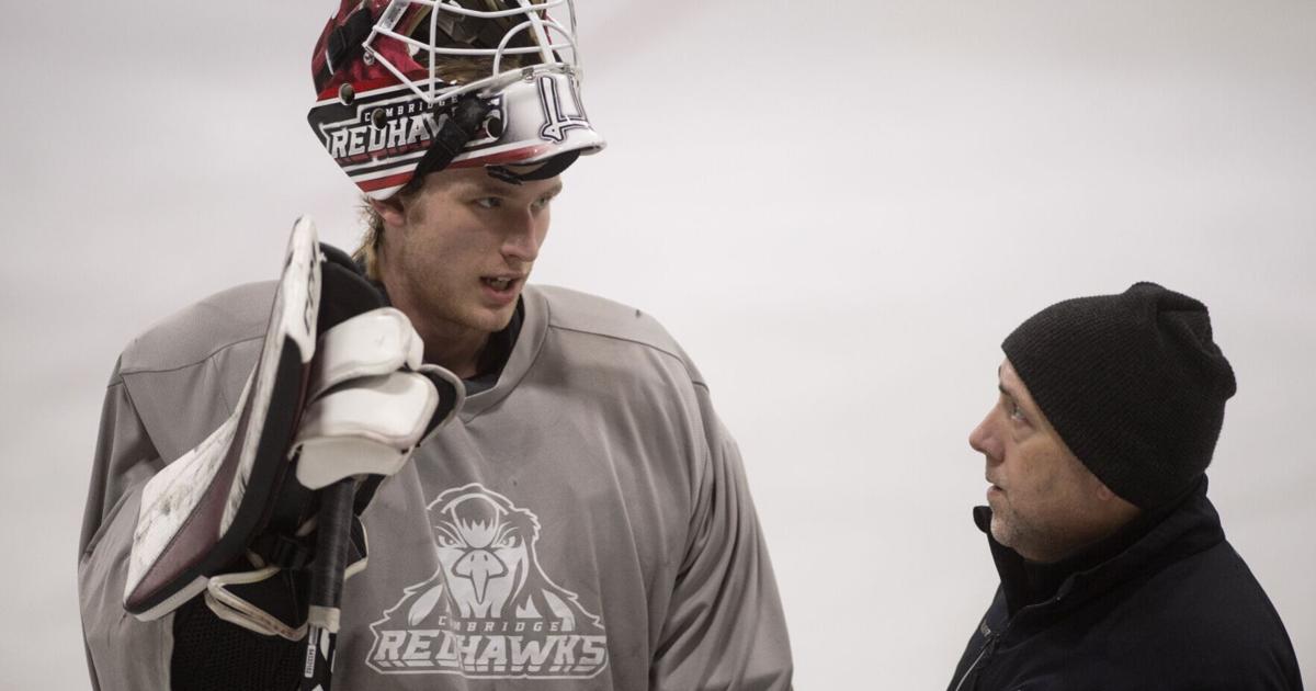 Calix Rivard Cambridge RedHawks goalie goes from Jr. B to world juniors