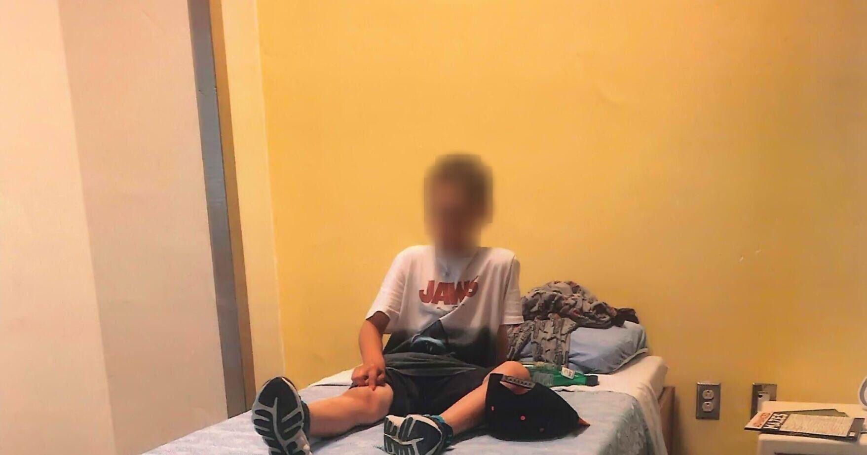 Accused killer filmed malnourished boy begging for food