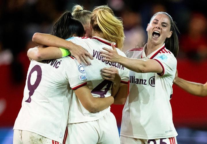 Man City stuns title holder Barcelona in Women's Champions League. Bayern's Harder downs Arsenal