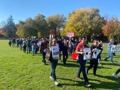 ‘Women’s rights are human rights’ — Hundreds gather in Kitchener for ...