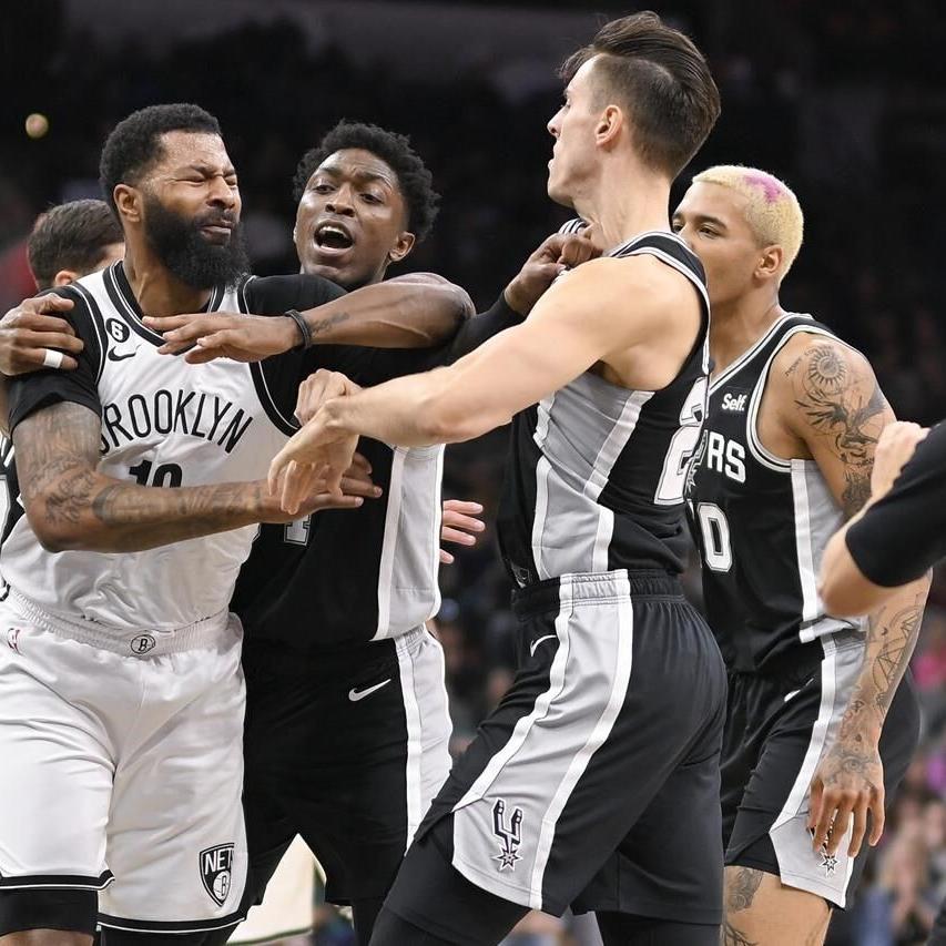 Keldon Johnson puts up 36 as Spurs top short-handed Nets - Field Level  Media - Professional sports content solutions