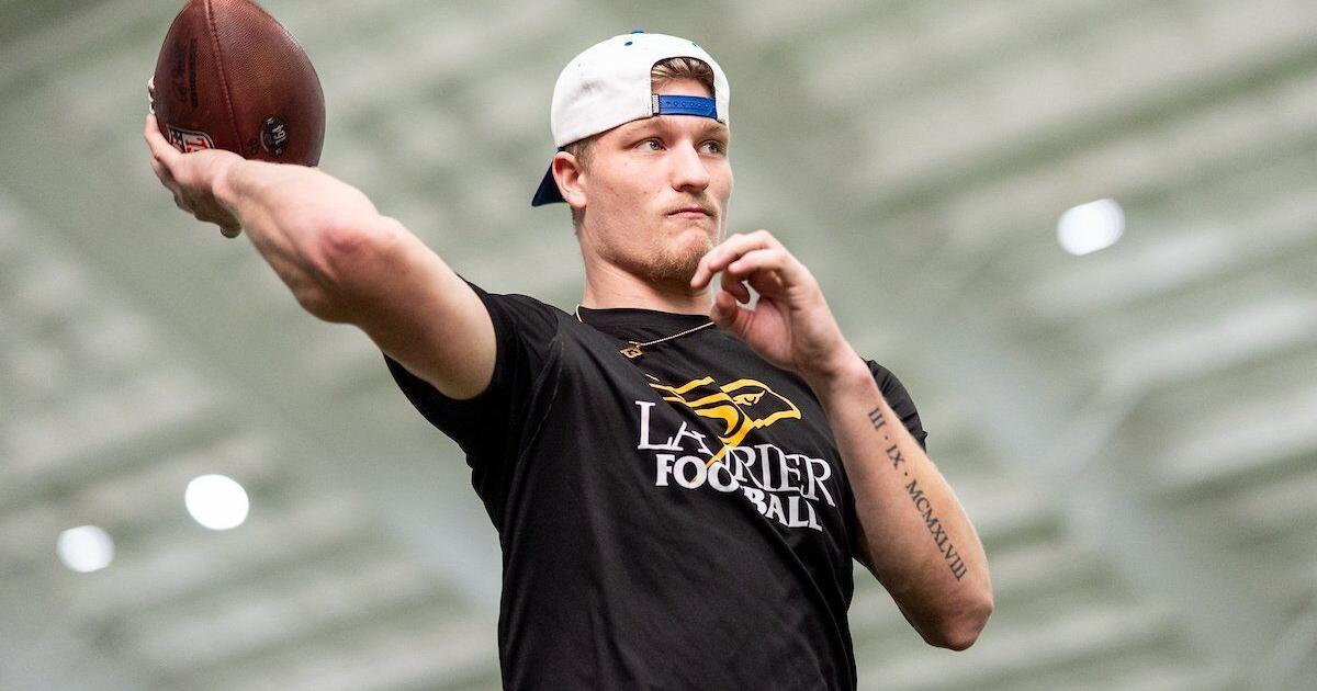 Laurier standout Taylor Elgersma waits for NFL call after impressive pre-draft push