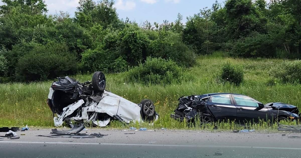 All Highway 401 eastbound lanes are closed between Townline Road in Cambridge and Highway 6 Guelph.