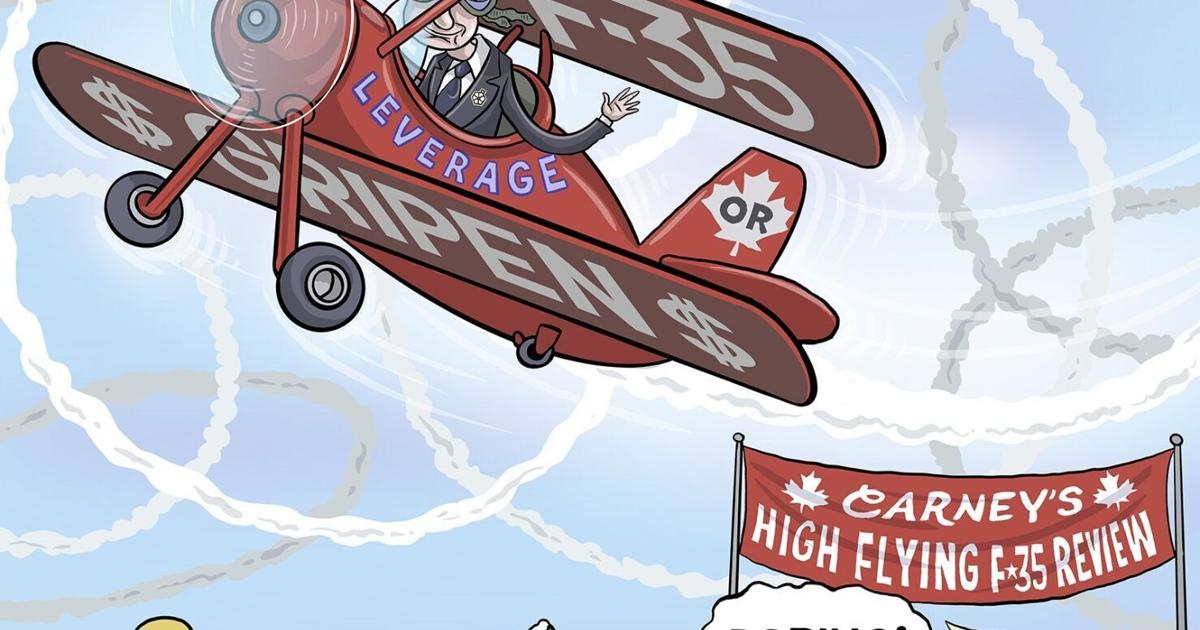Carney performing aerial acrobatics in lead up to free trade talks